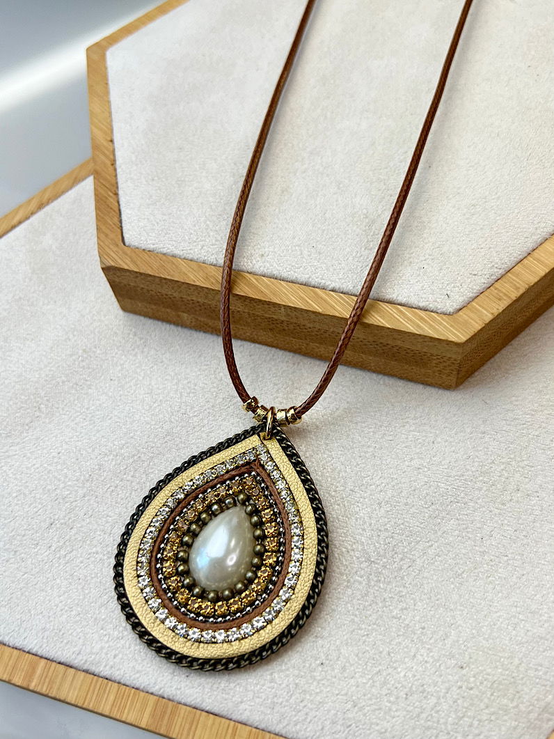 Colar Ajustável de Mandala Dourado