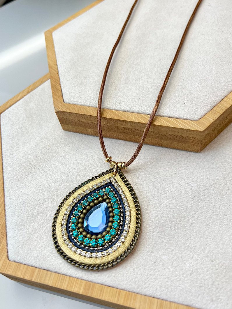 Colar Ajustável de Mandala Dourado