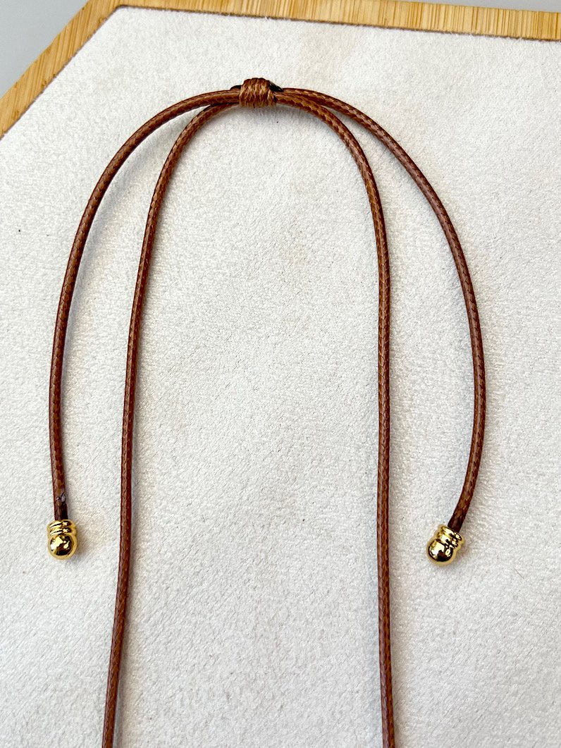 Colar Ajustável de Mandala Dourado