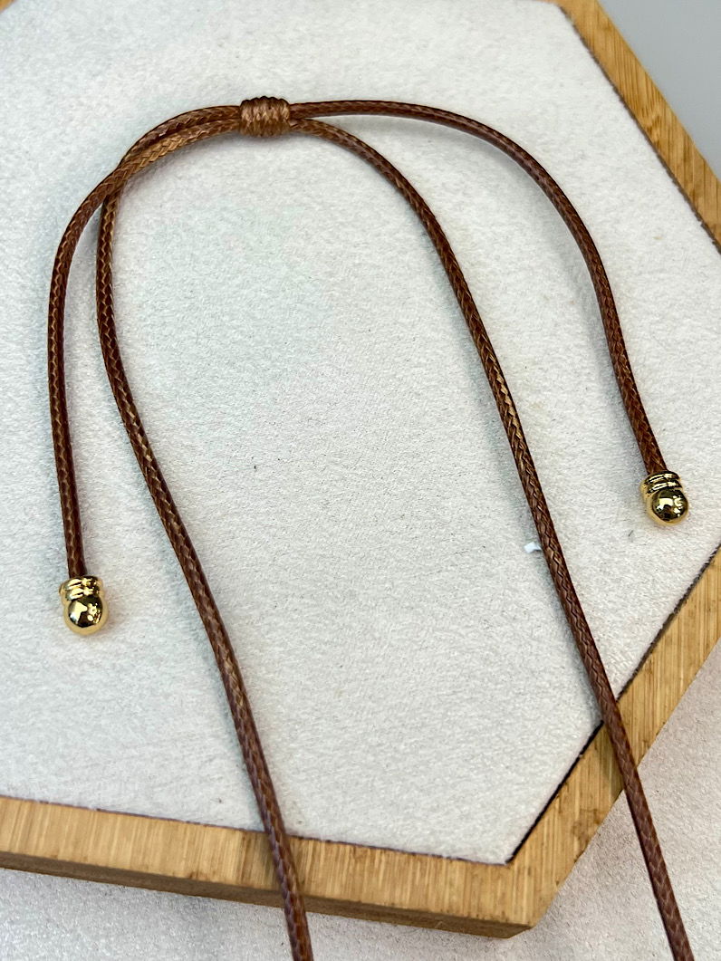 Colar Ajustável de Mandala Dourado