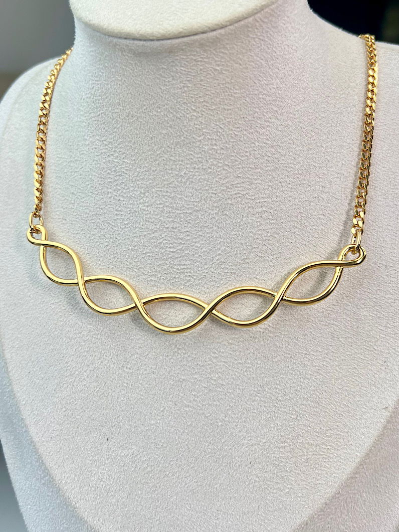 Colar Choker Aro Elos Infinitos
