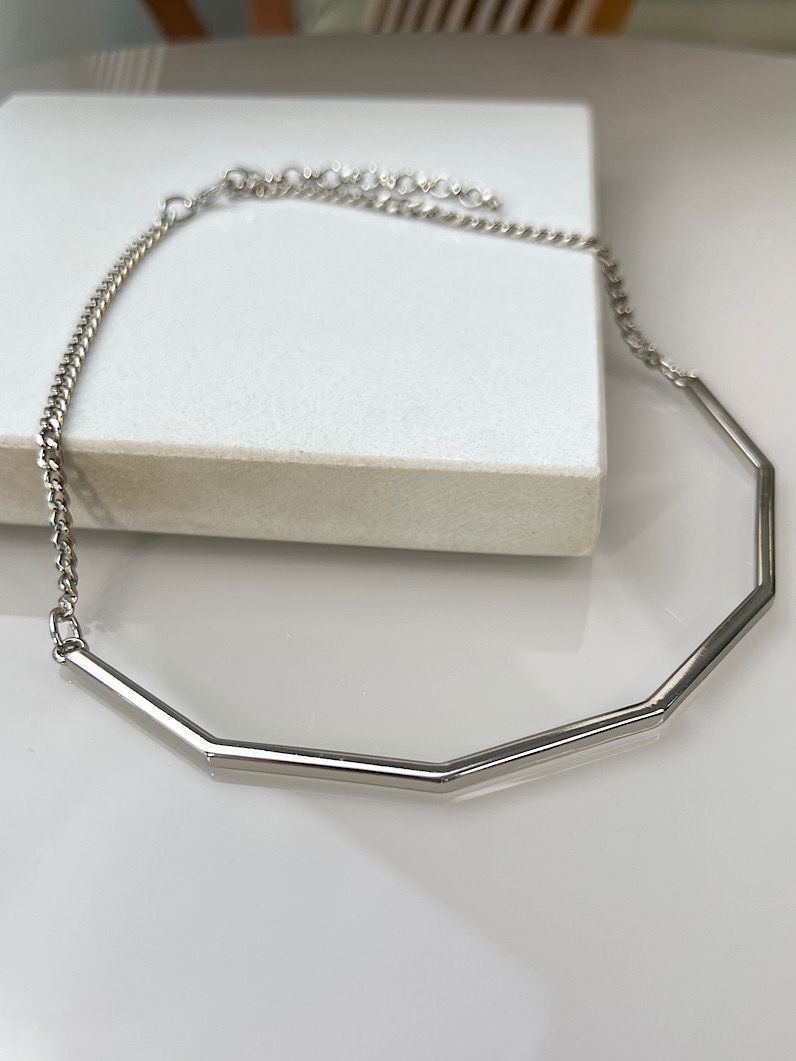 Colar Choker Aro Geométrica