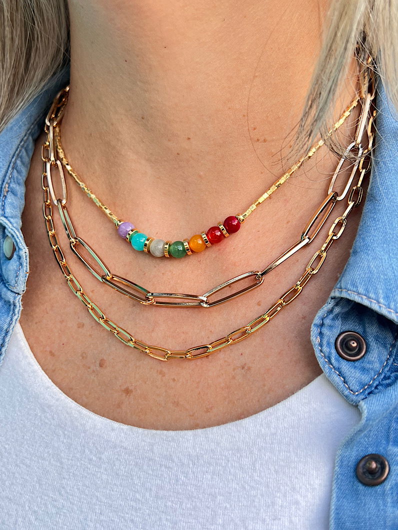 Colar Choker Canutilhos 7 Chakras