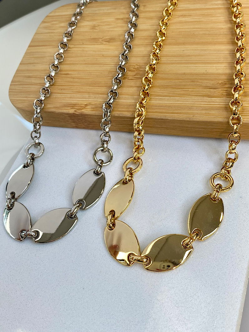 Colar Choker de Elos Elipse