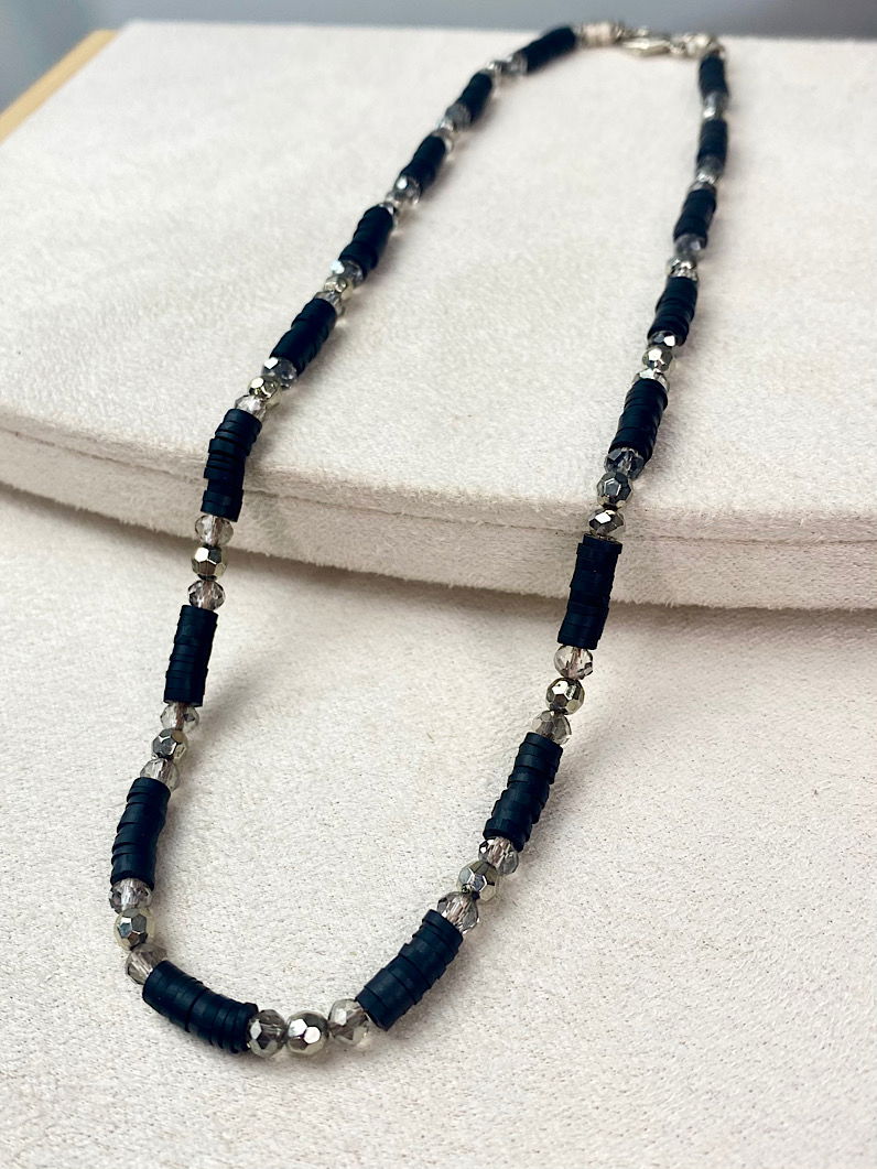 Colar Choker de Fimos Prata