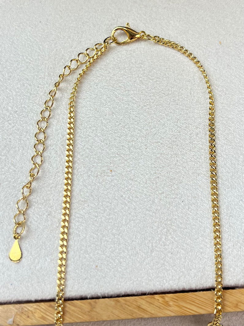 Colar Choker de Florzinha Dourada
