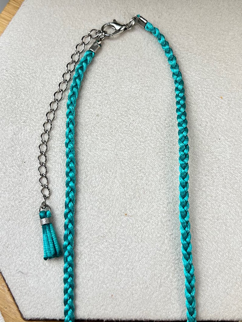 Colar Choker Joana de Trança Prata