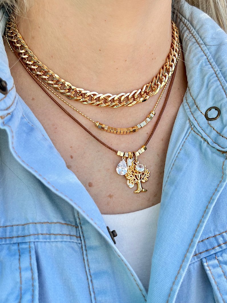 Colar Choker Nina Corrente Grumet