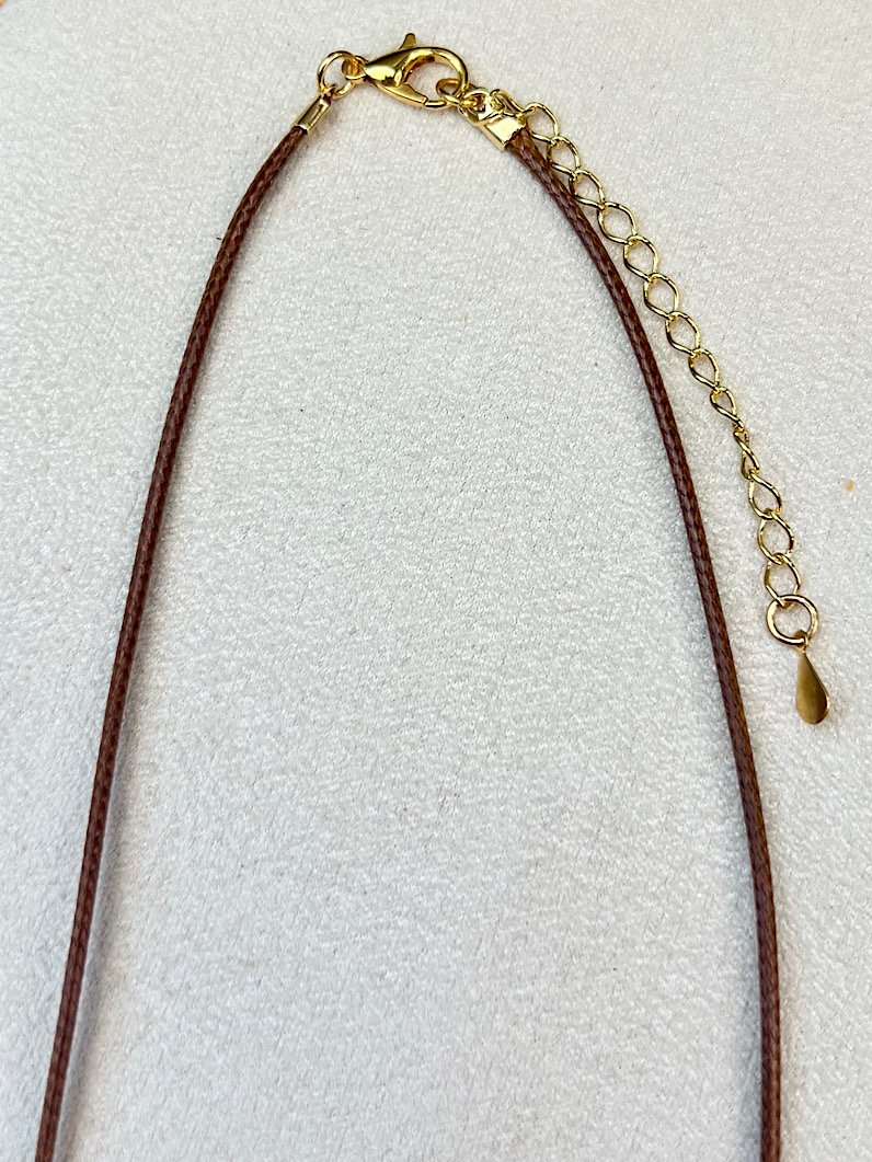 Colar Choker Rubia Pingente Nossa Senhora e Zircônia