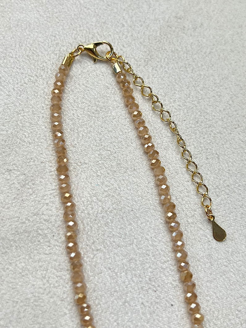 Colar Choker Sthe Pérola de Água Doce Dourado