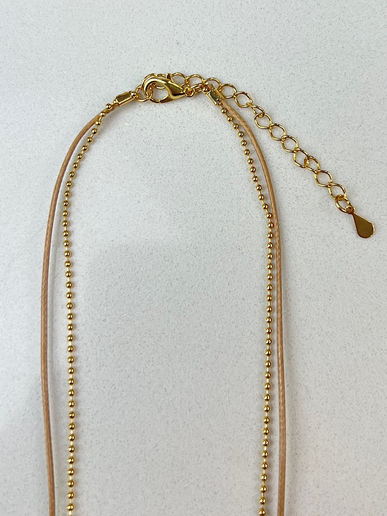 Colar Duplo Milena São Bento Dourado