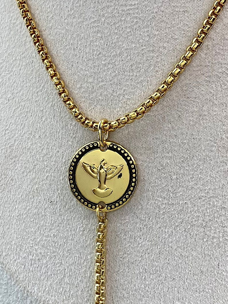 Colar Iara Gravata Espirito Santo e Zircônia