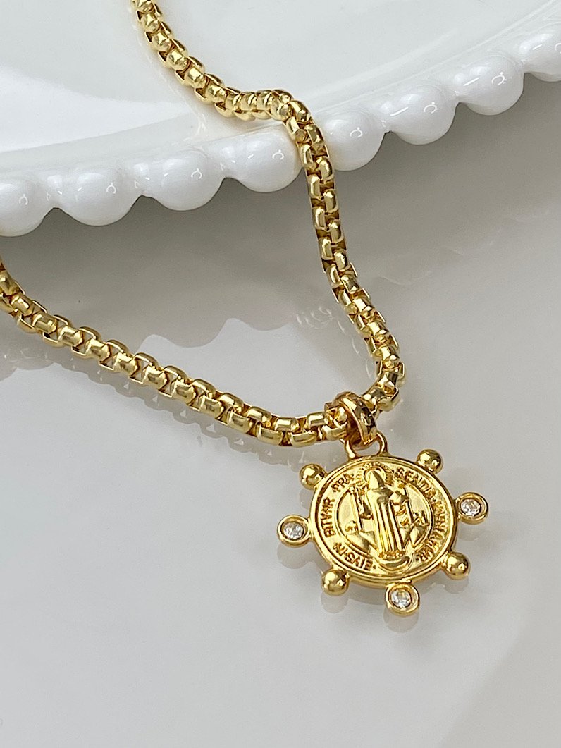 Colar Luma Medalha de São Bento