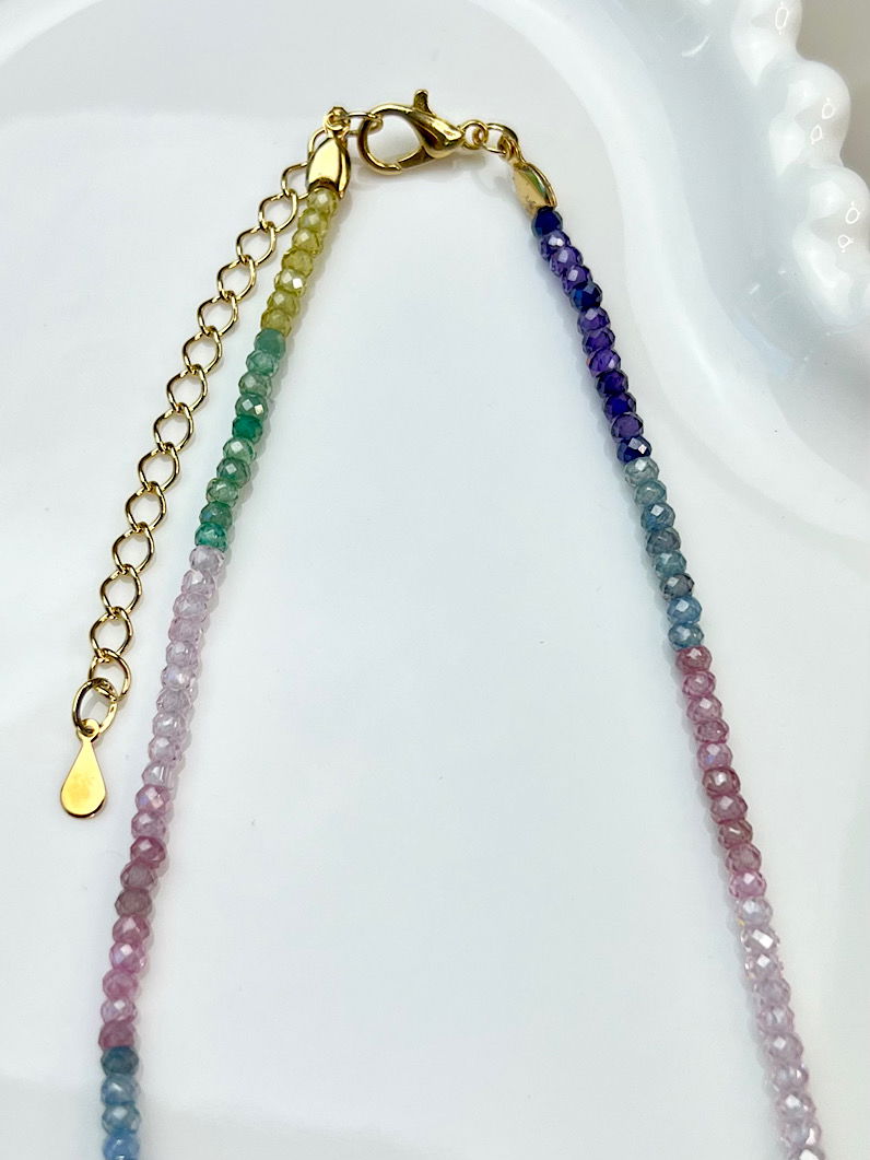 Colar Nara Zircônias Rainbow