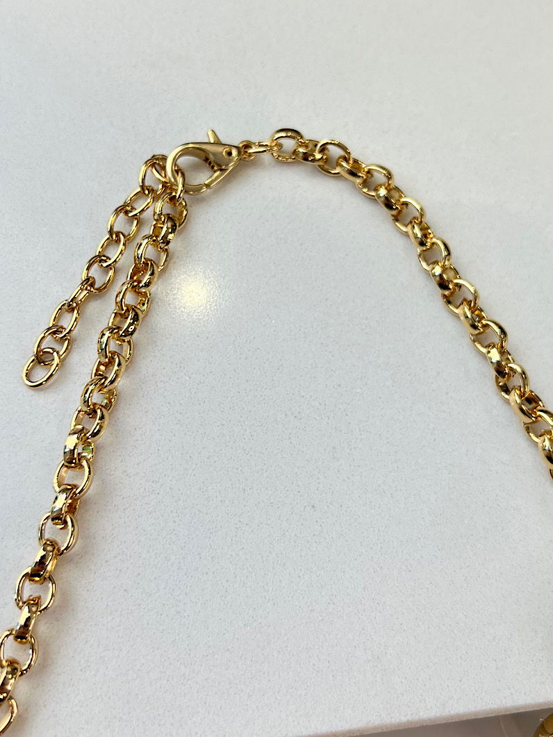 Colar Orgânico Elos Martelados