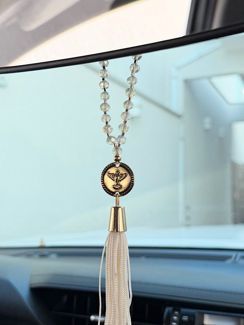 Enfeite Espirito Santo para Carro ou Porta