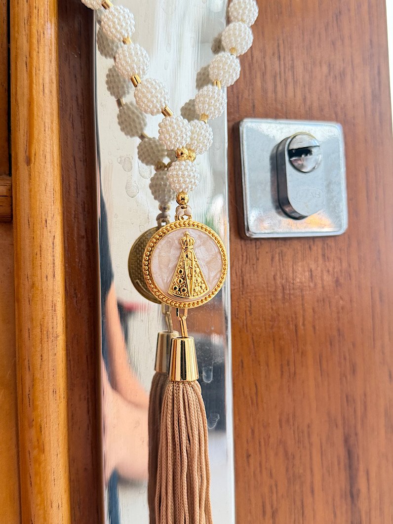 Enfeite Nossa Senhora Aparecida para Carro ou Porta