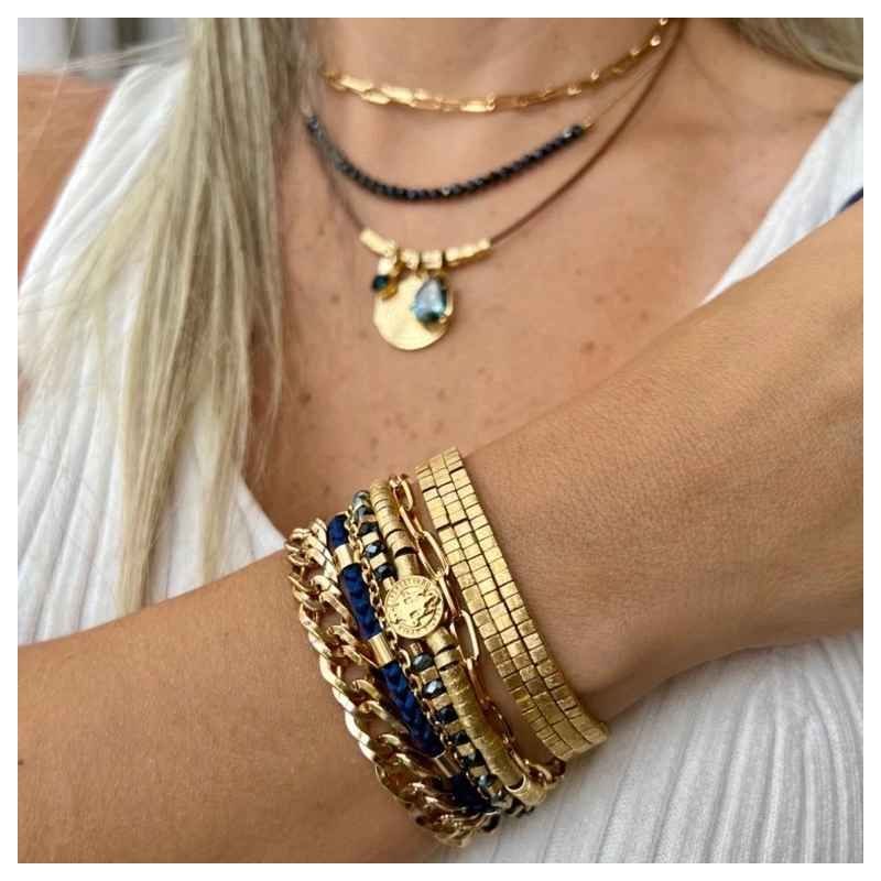 Mix Colares Oração Pai Nosso Dourado