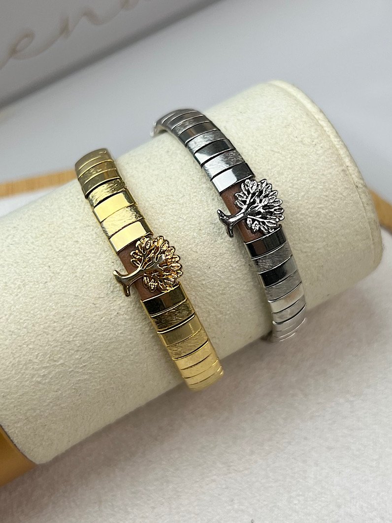 Pulseira Ajustável Pecinhas Árvore da Vida