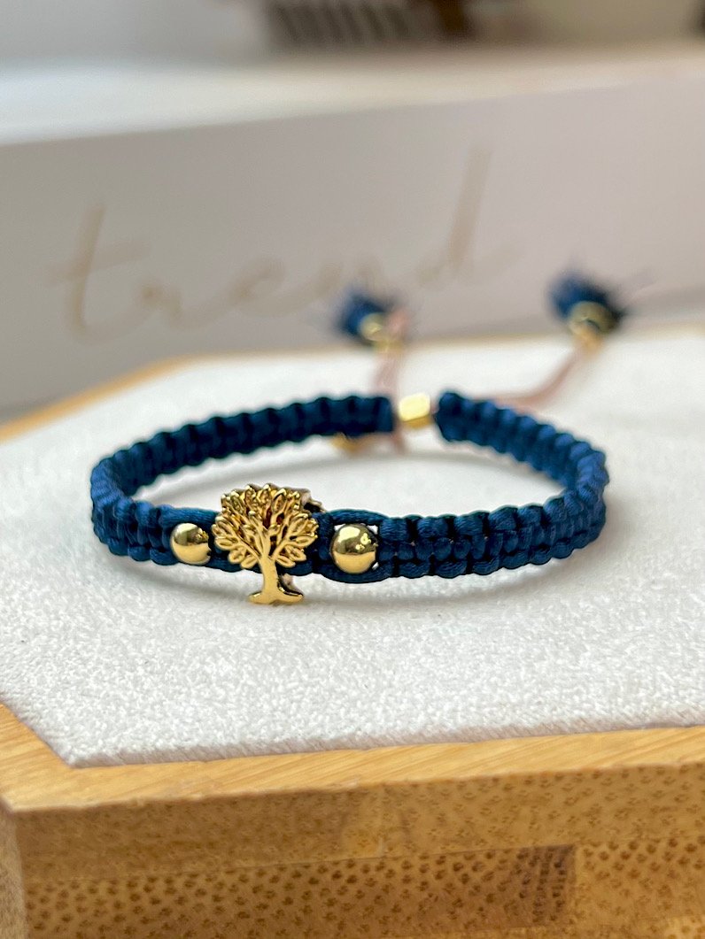 Pulseira Ajustável Zara Árvore da Vida Dourado