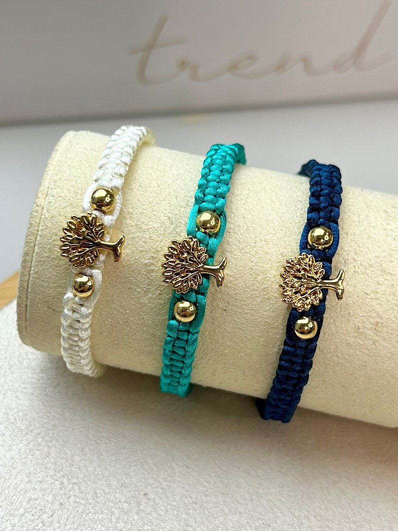 Pulseira Ajustável Zara Árvore da Vida Dourado