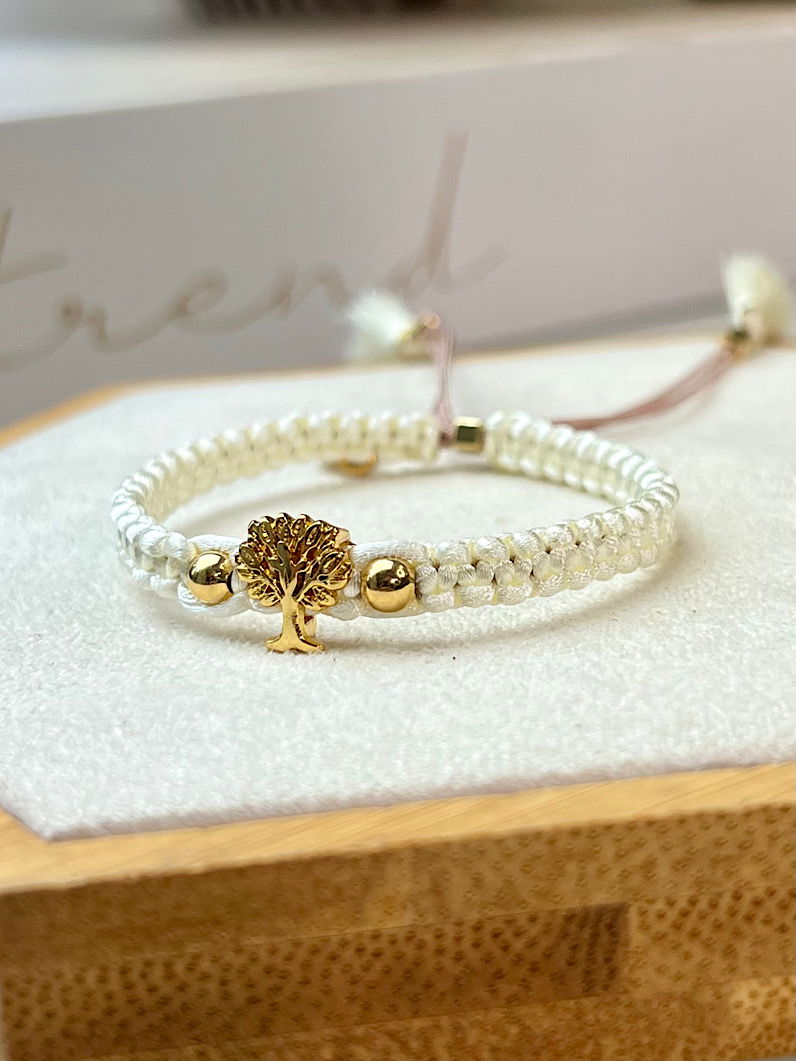 Pulseira Ajustável Zara Árvore da Vida Dourado