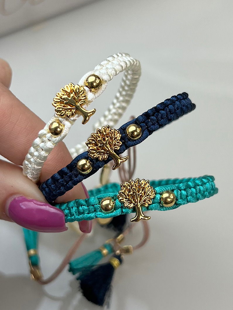 Pulseira Ajustável Zara Árvore da Vida Dourado