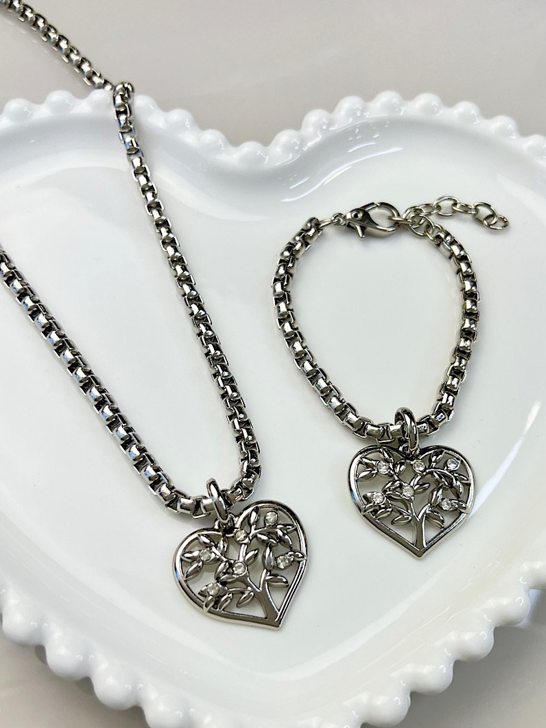 Pulseira Elis Coração Árvore da Vida