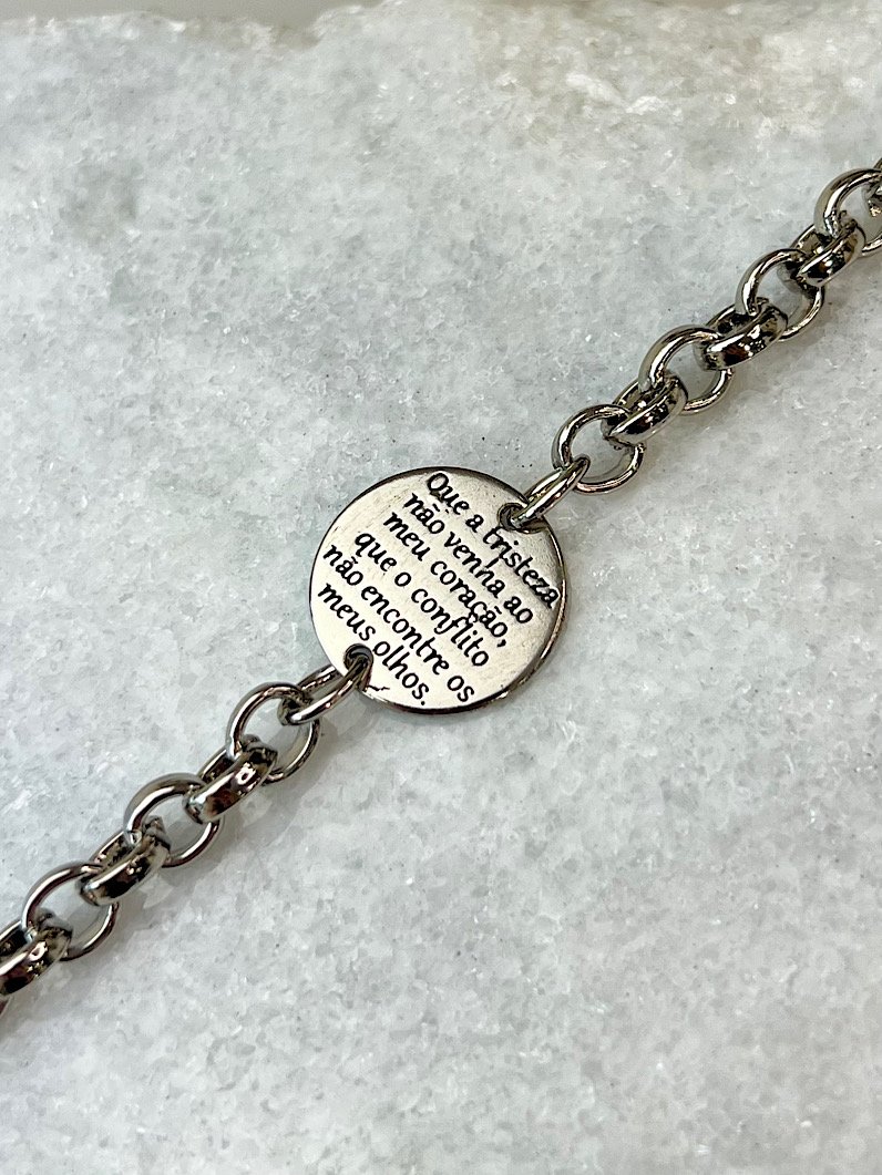 Pulseira Iara Elo Português Mão de Fátima