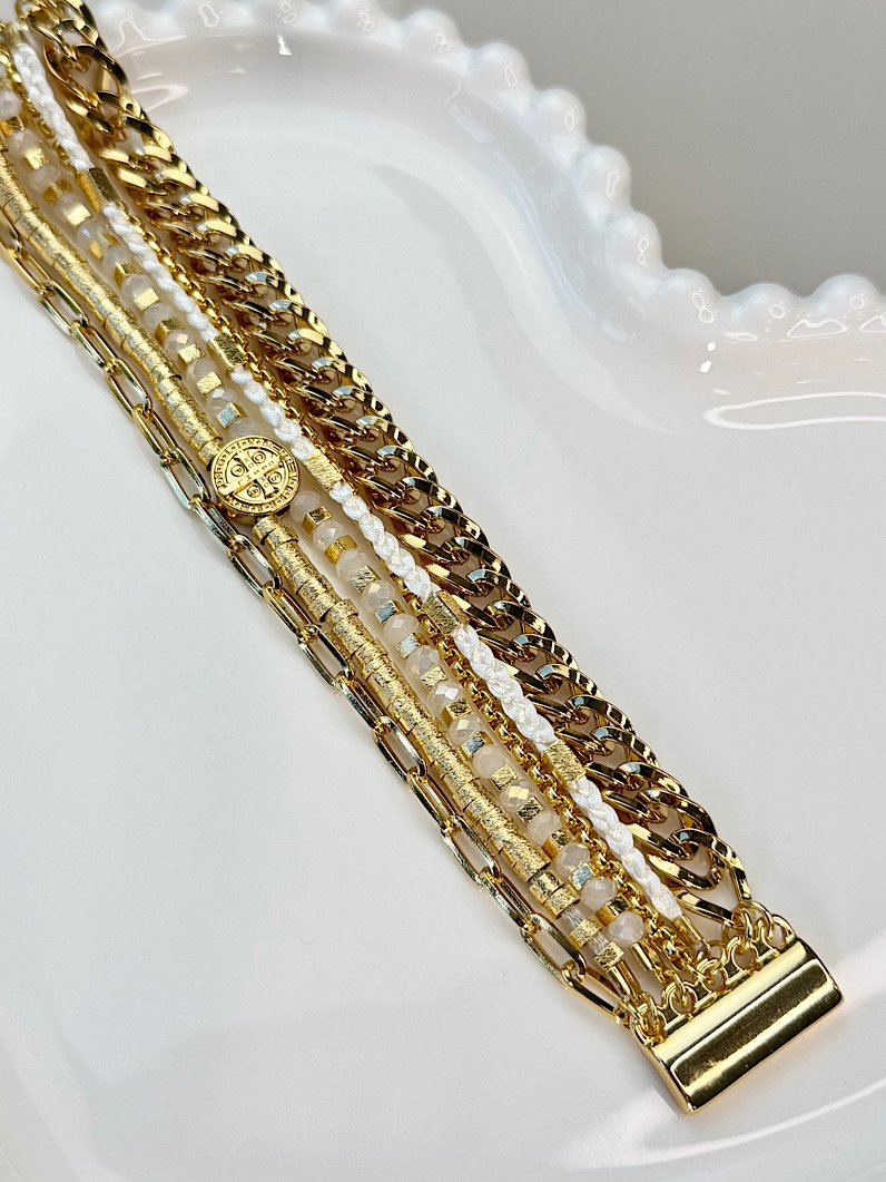 Pulseira Imã Bruna São Bento Branca