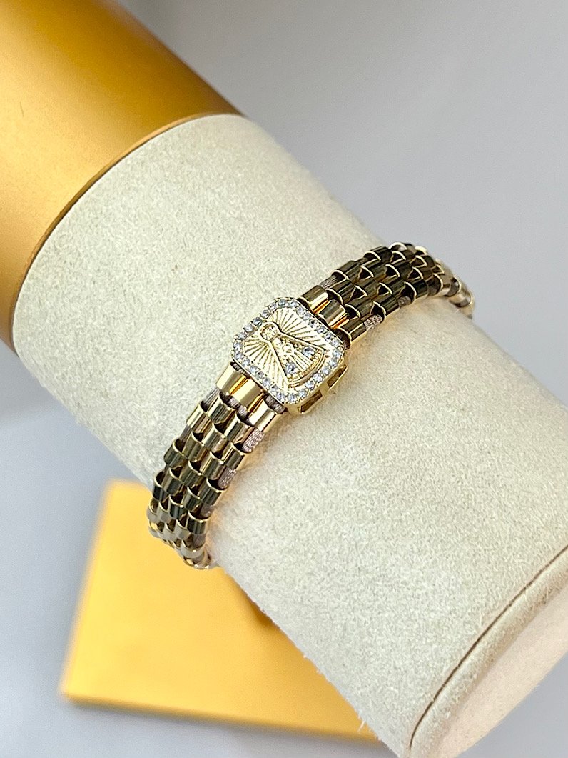 Pulseira Imã Canutilhos Pecinhas Nossa Senhora