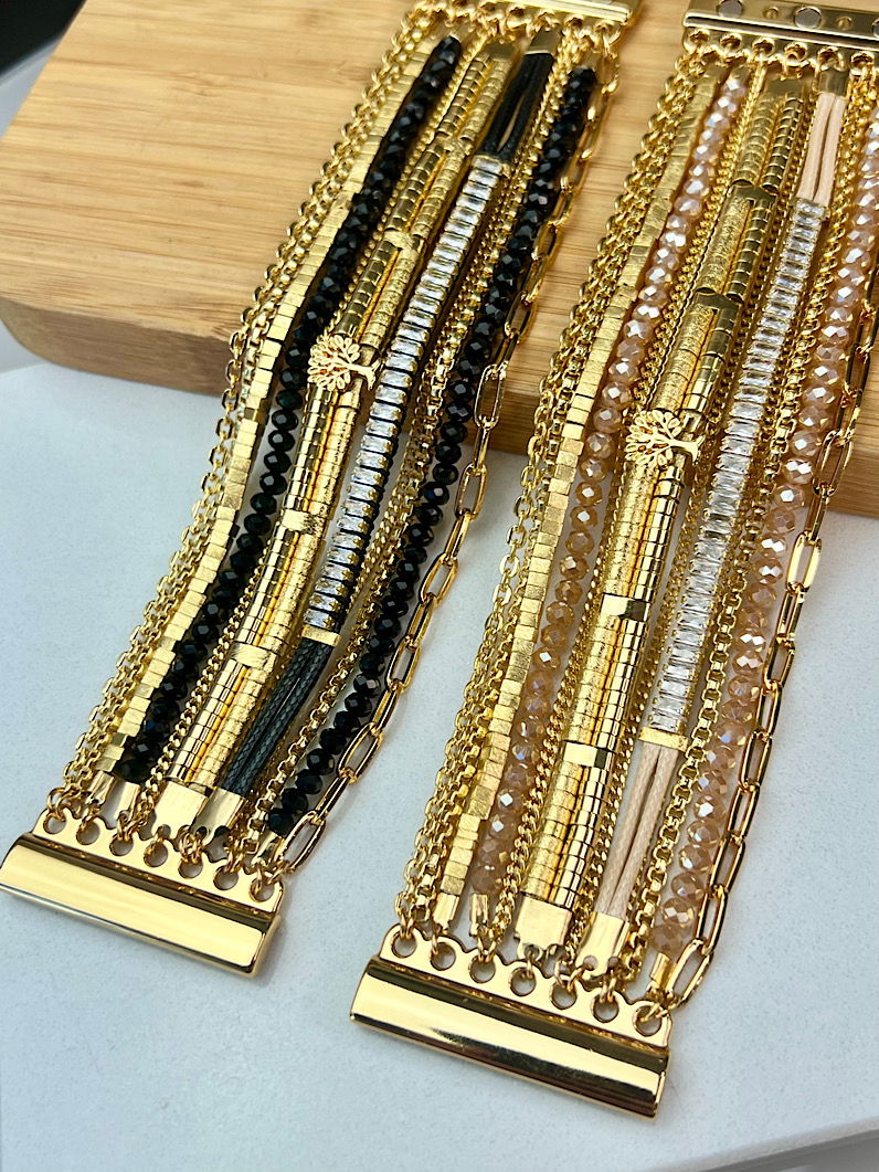 Pulseira Imã Dalva Pingente Árvore da Vida Dourado