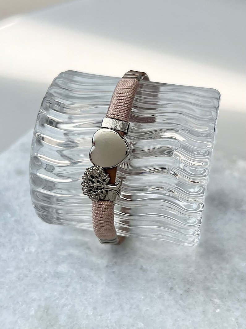 Pulseira Imã Gabi Árvore da Vida e Coração