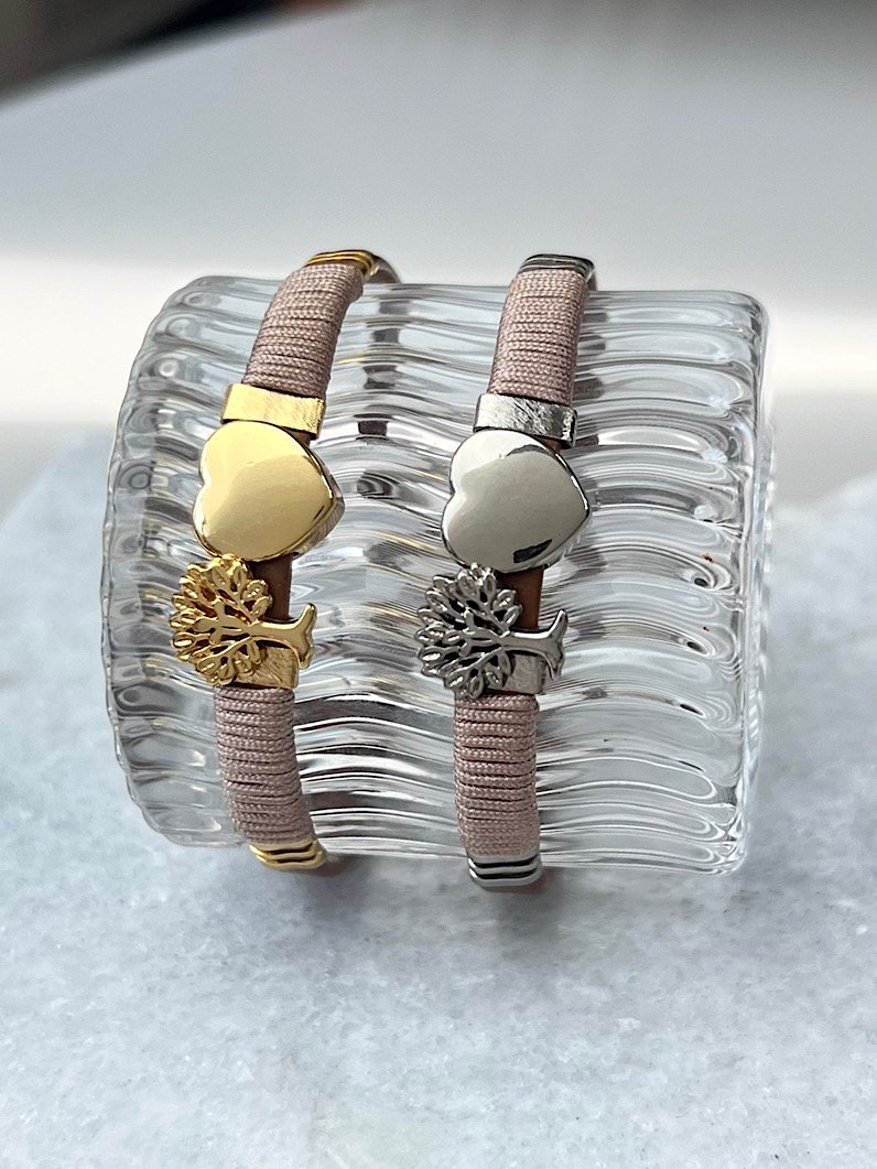 Pulseira Imã Gabi Árvore da Vida e Coração