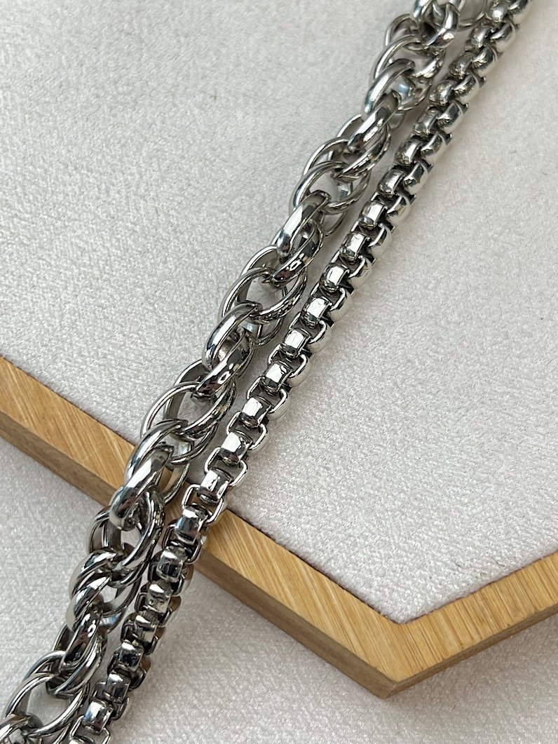 Pulseira Imã Layla Corrente Baiana e Veneziana