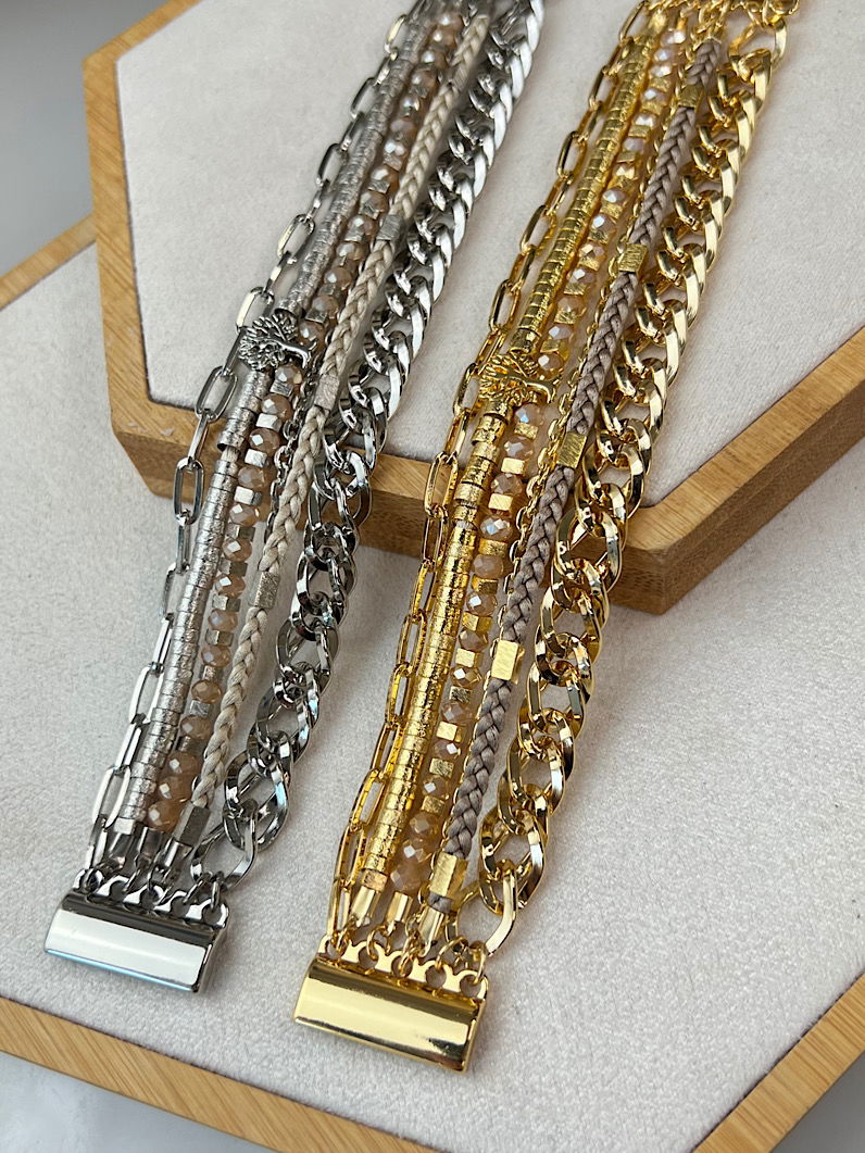 Pulseira Imã Manu Bege Árvore da Vida