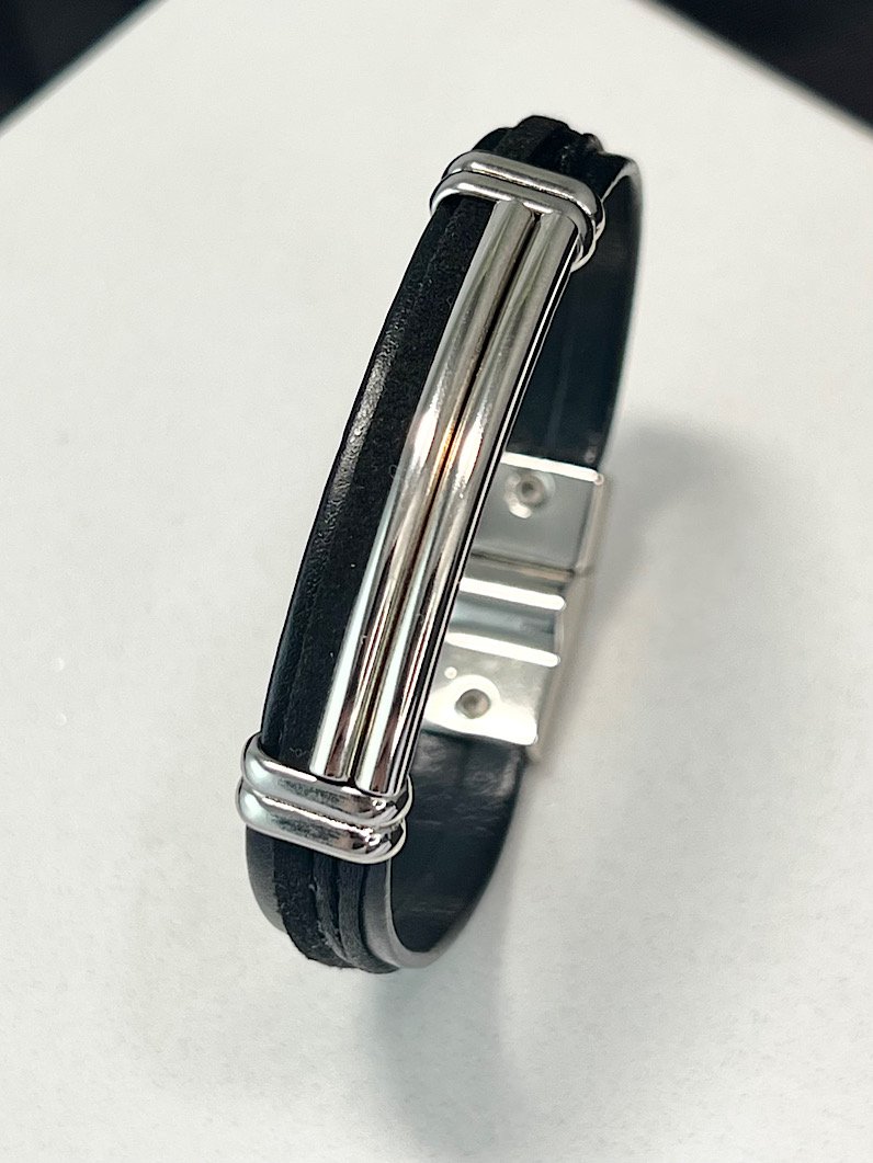 Pulseira Imã Rui Detalhe Prata