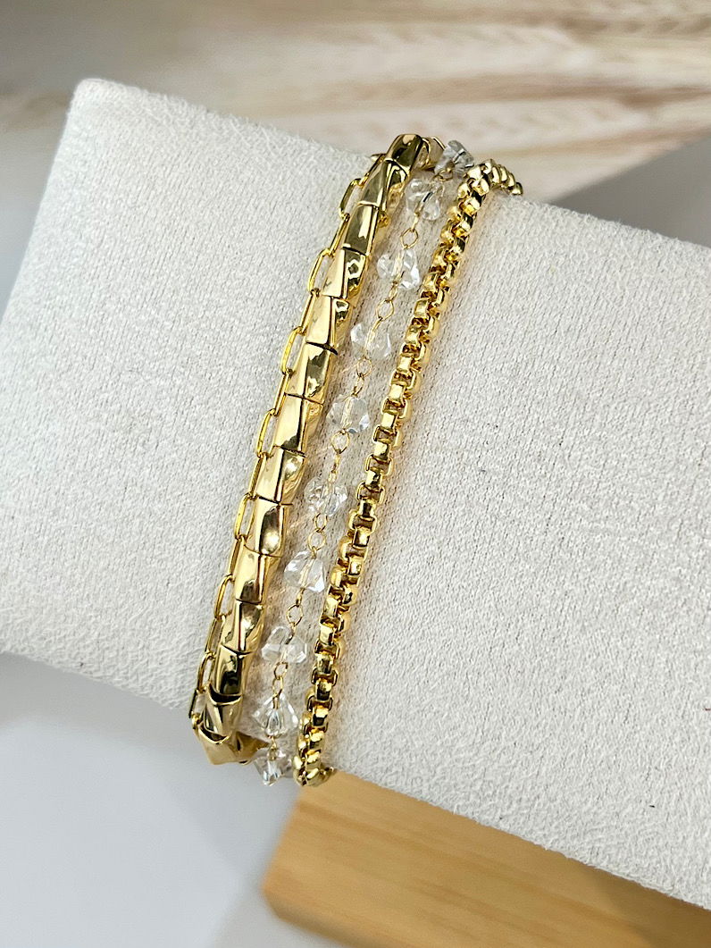 Pulseira Imã Zoe de Cristais de Vidro