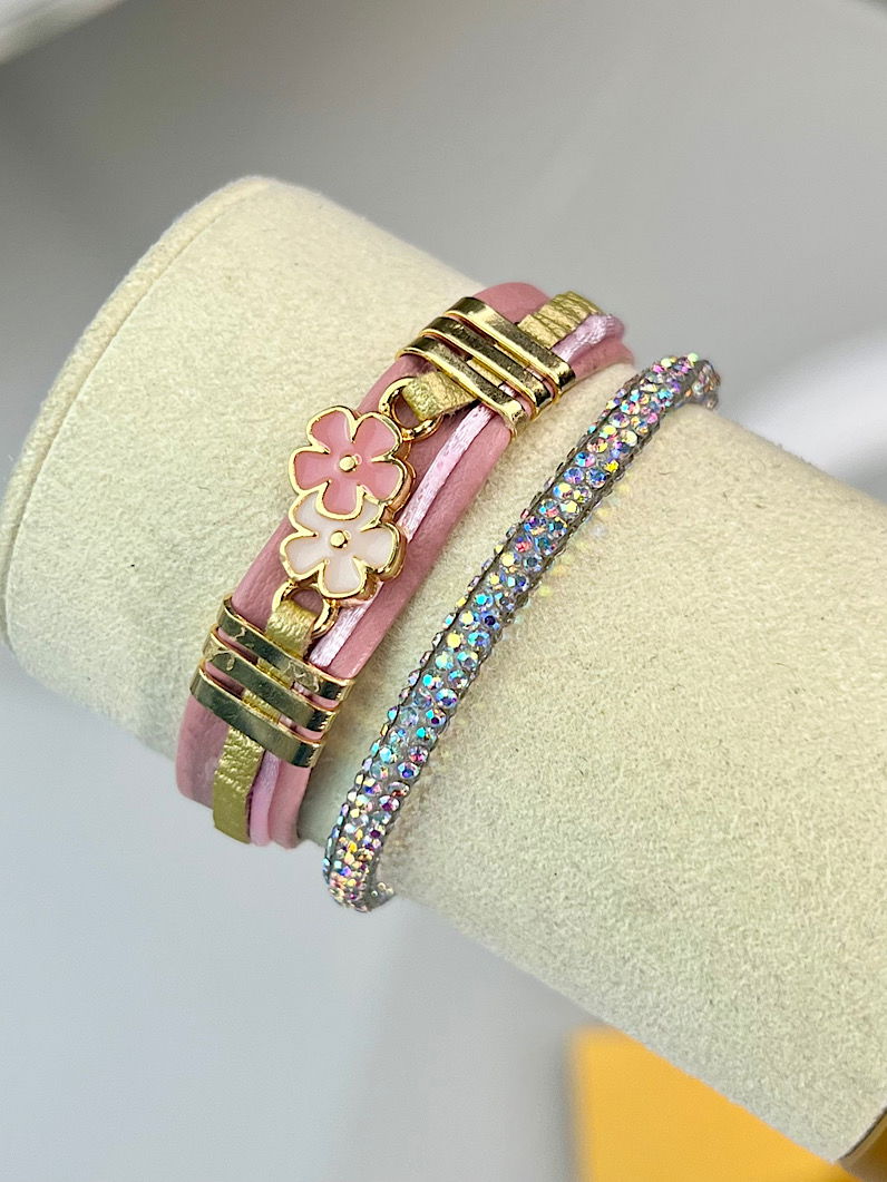 Pulseira Infantil Flora Brilhante