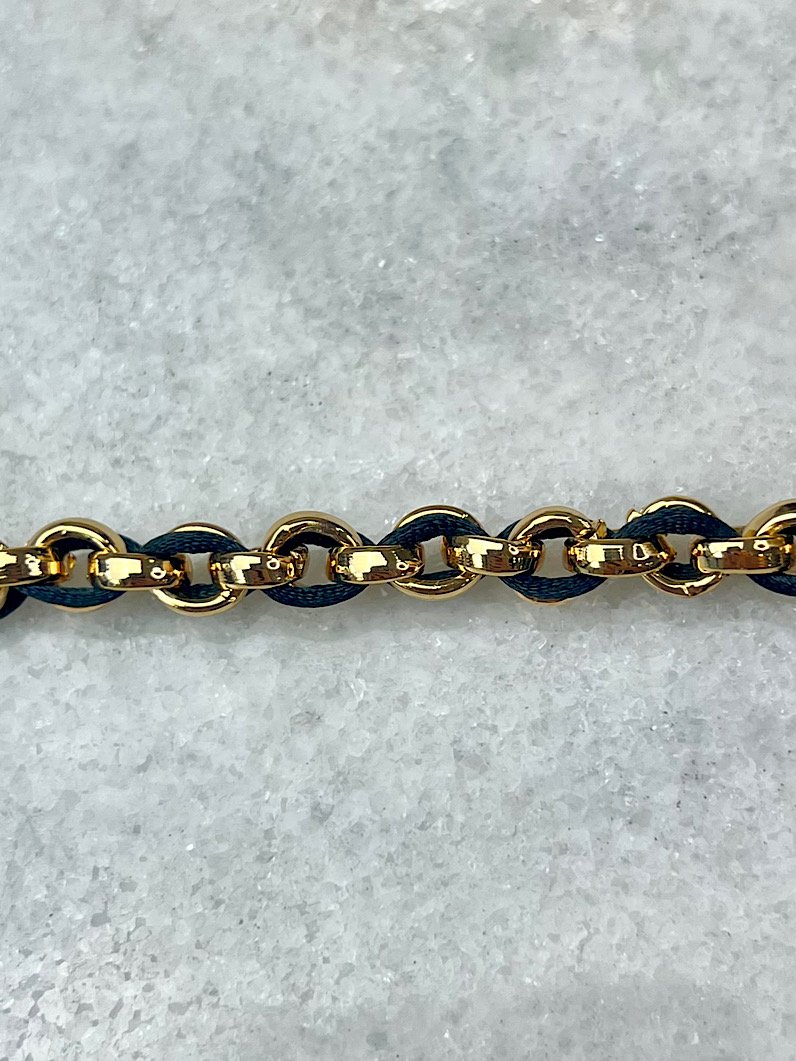 Pulseira Naomi Elo Português de Fio Dourado