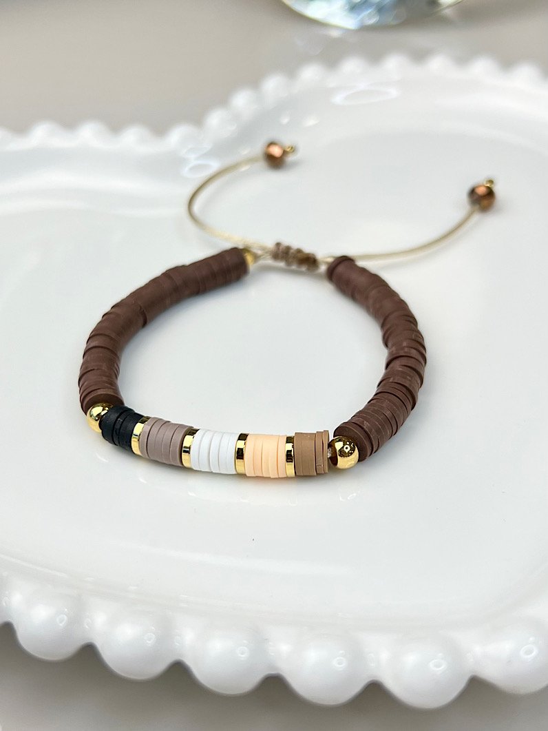 Trio de Pulseiras Ajustável Giovana Brilhante