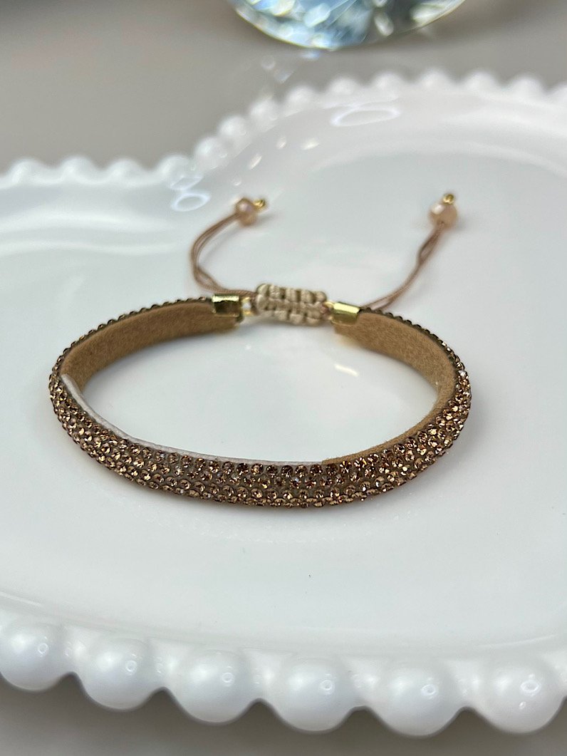 Trio de Pulseiras Ajustável Giovana Brilhante