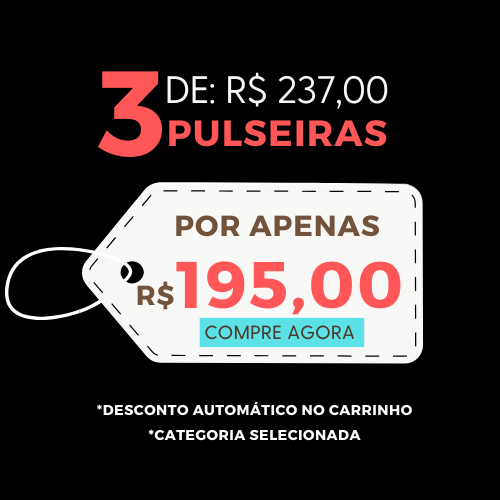 Imagem categoria 3 Pulseiras por R$ 195